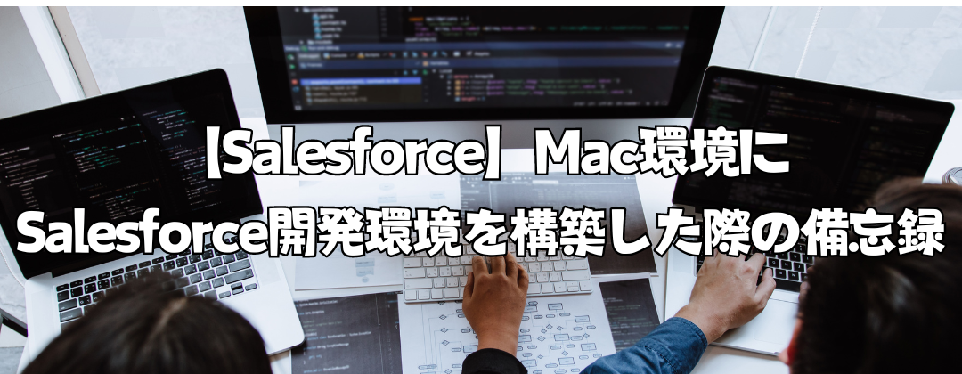 【Salesforce】Mac環境にSalesforce開発環境を構築した際の備忘録