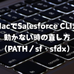 MacでSalesforce CLIが動かない時の直し方（PATH／sf・sfdx）