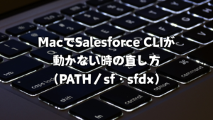 MacでSalesforce CLIが動かない時の直し方（PATH／sf・sfdx）